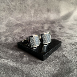 Boutons de manchette carbone